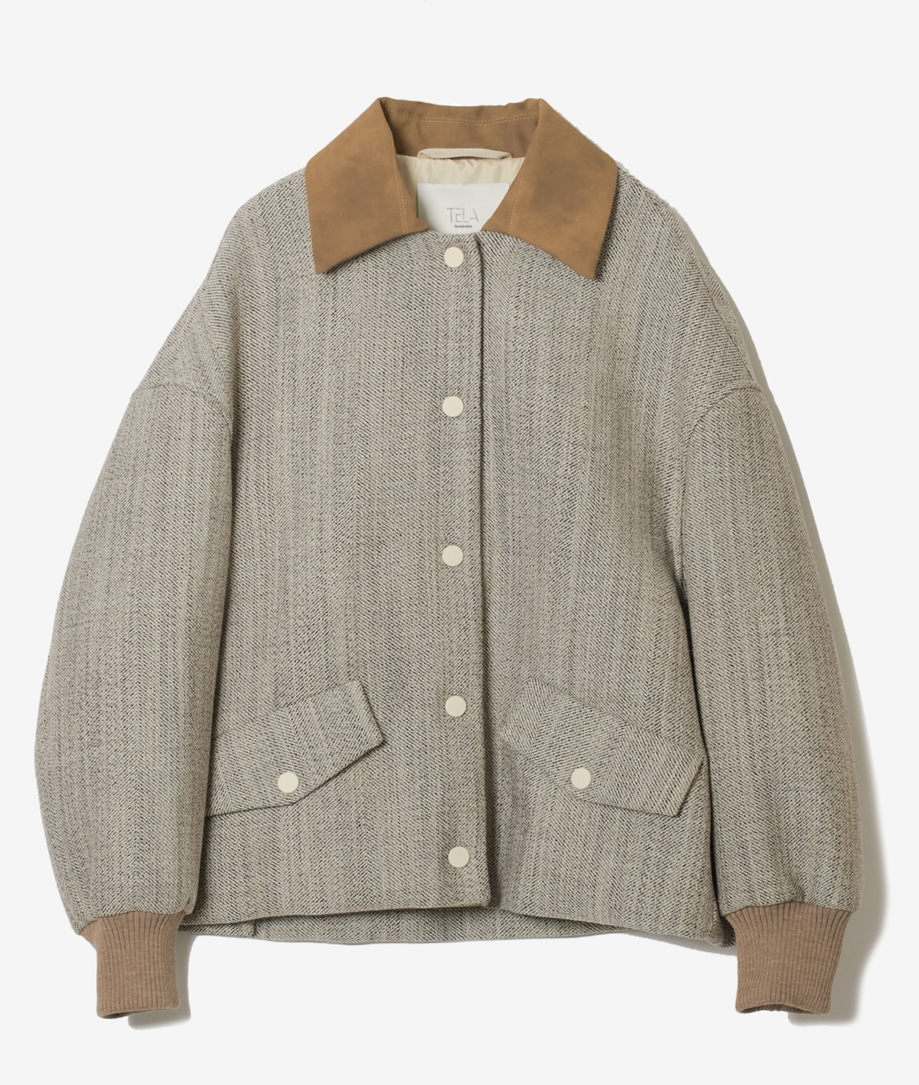 TELA/スウェードカラーブルゾン 詳細画像 BROWN 1