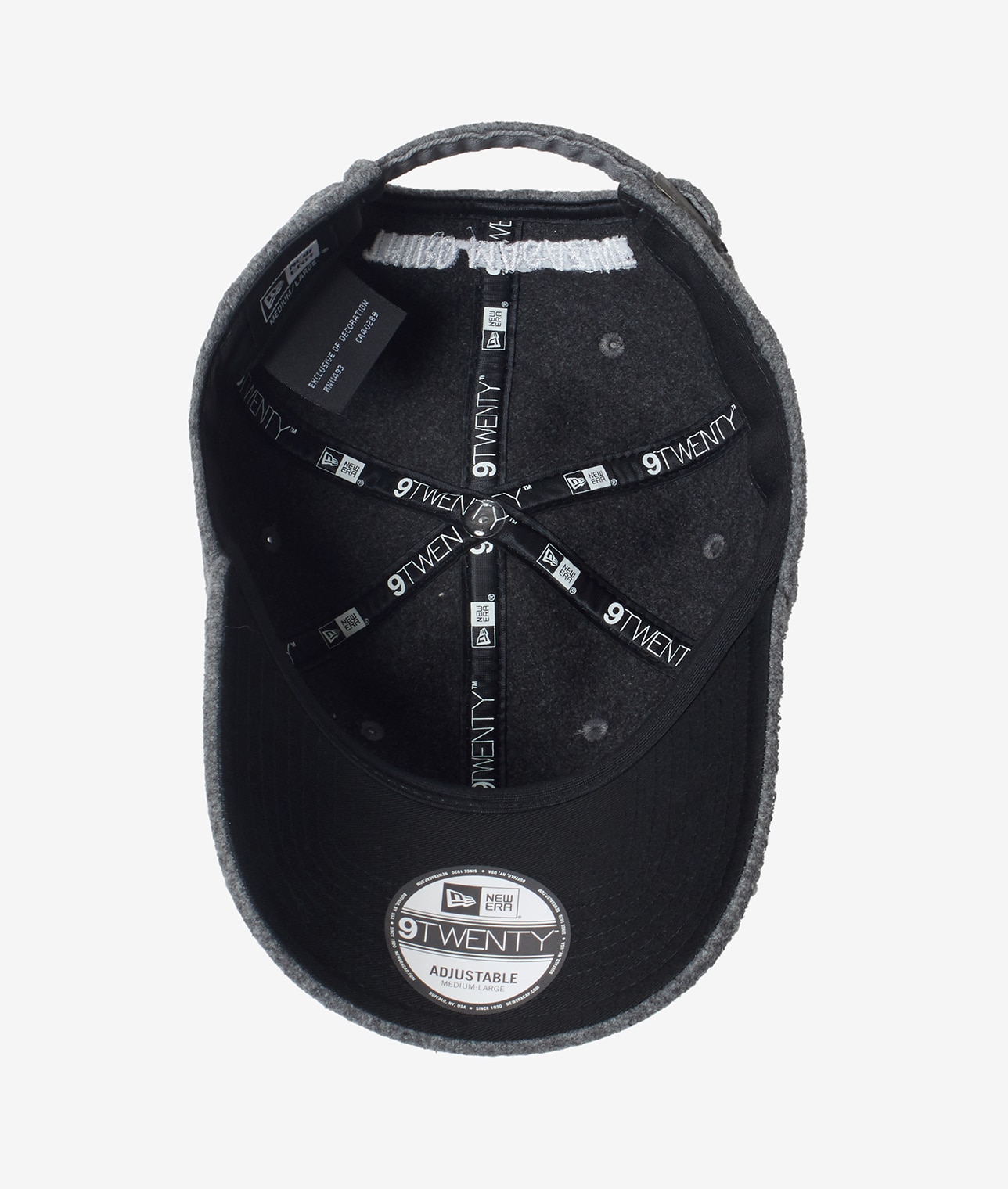【10/17~ショールーム先行販売】【別注】NEW ERA/920 LONG VISOR EASY SNAP 920LVES TM WOOL LIKEGRY 詳細画像 GREY 13