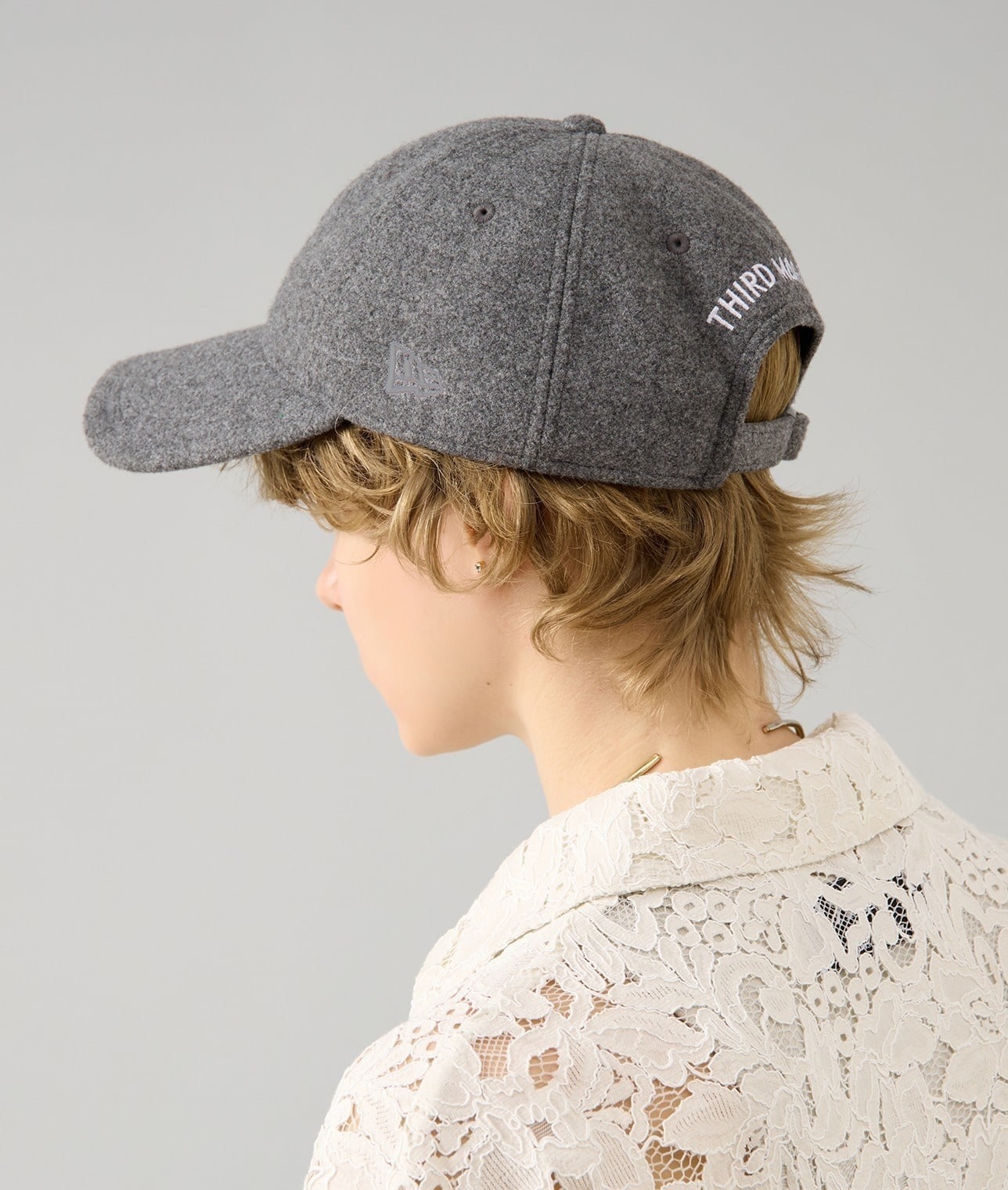 【10/17~ショールーム先行販売】【別注】NEW ERA/920 LONG VISOR EASY SNAP 920LVES TM WOOL LIKEGRY 詳細画像 GREY 5